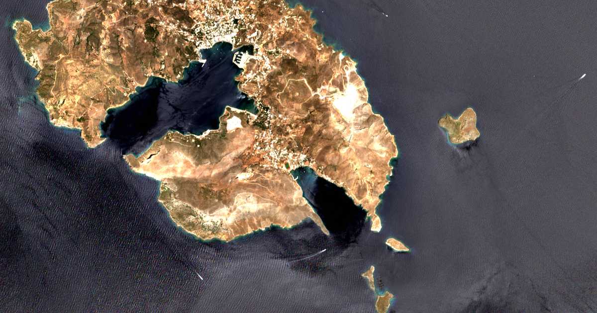 Сателитска карта на Xirókampos
