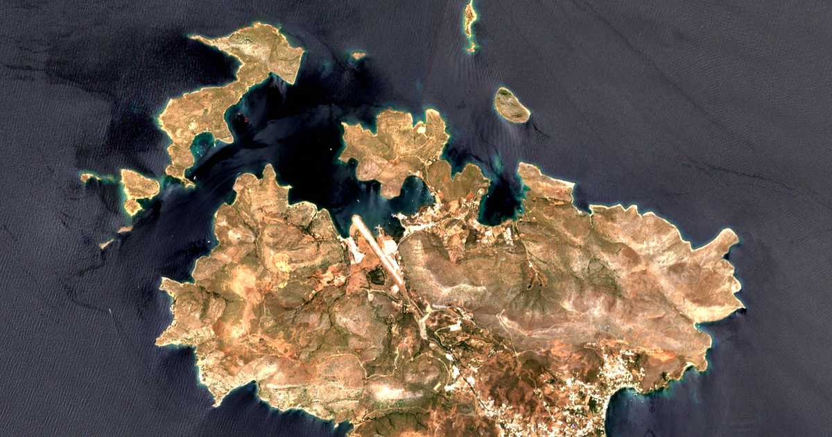 Сателитска карта на Parthénion
