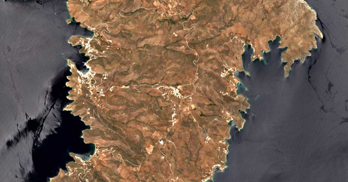 Сателитска карта на Dryopís