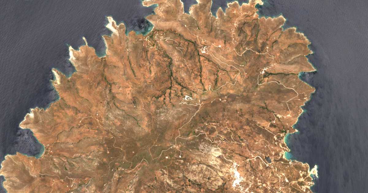 Сателитска карта на Panagía