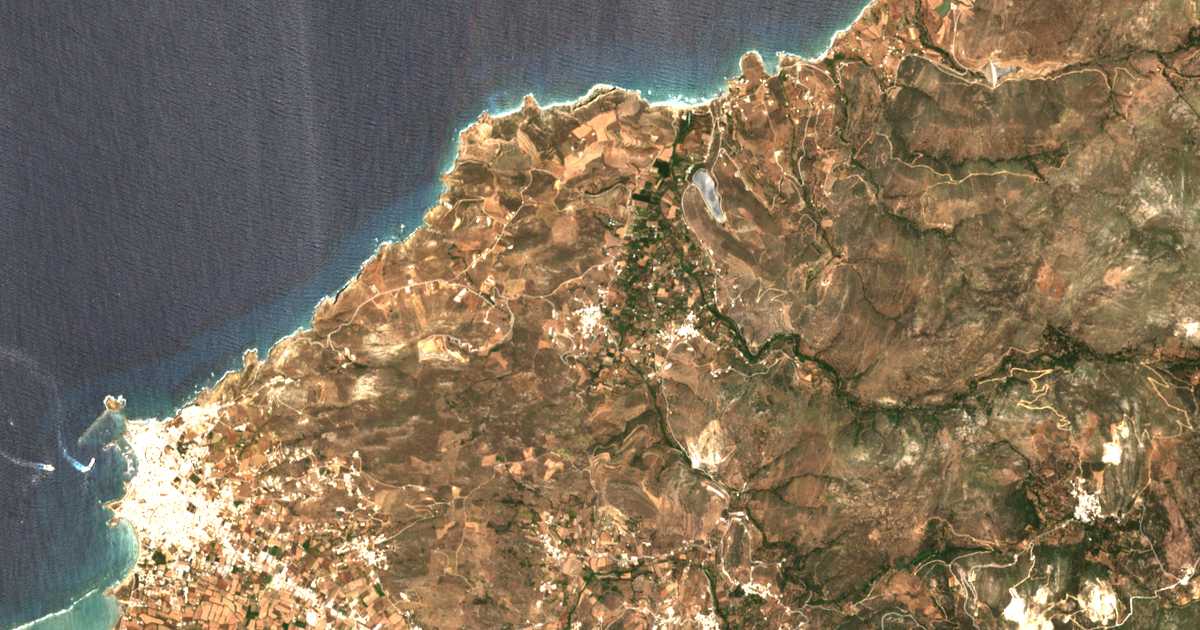 Сателитска карта на Galíni