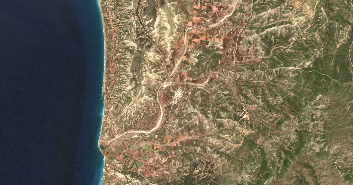 Сателитска карта на Apolakkiá