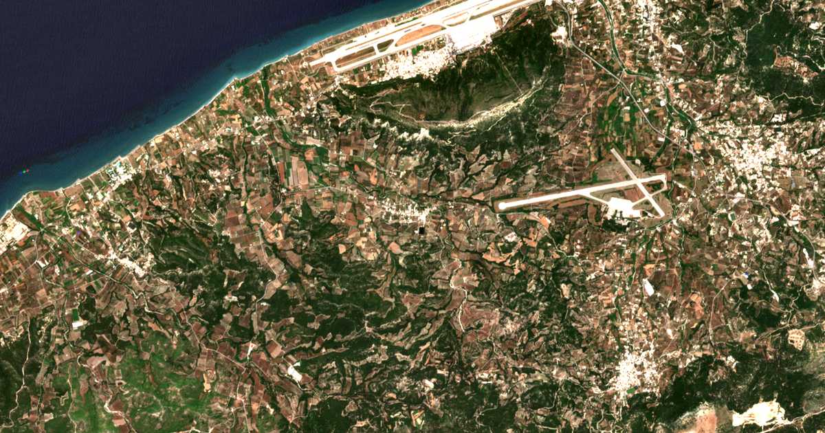 Сателитска карта на Damatría