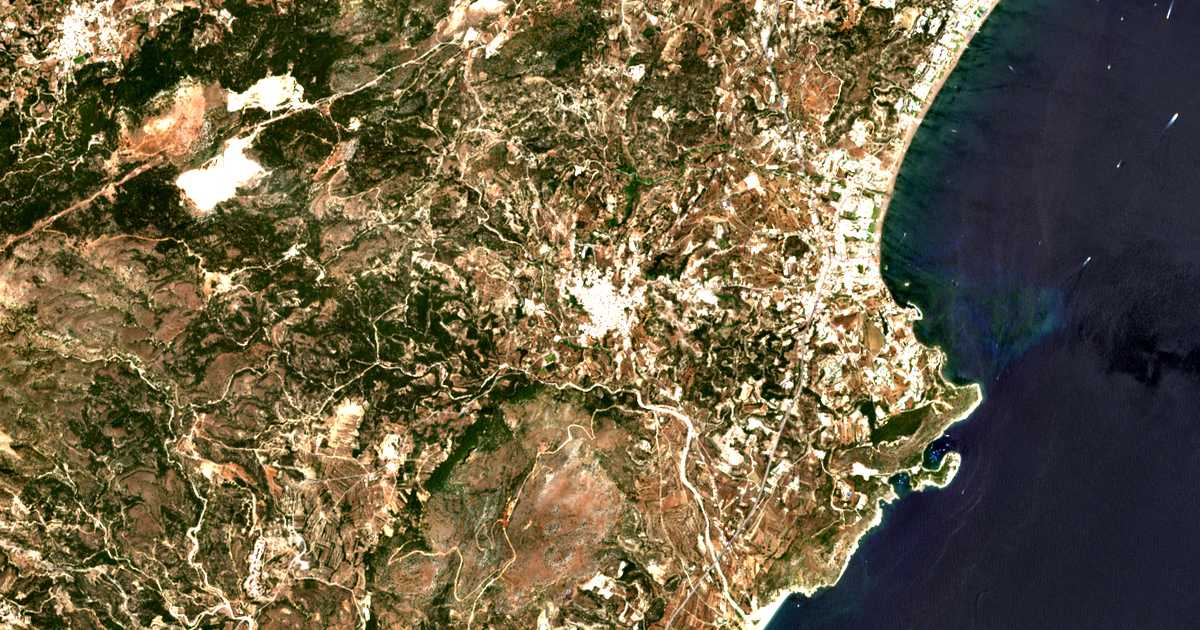 Сателитска карта на Kalythiaí