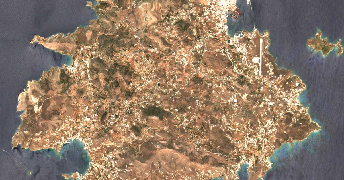 Сателитска карта на Agrós