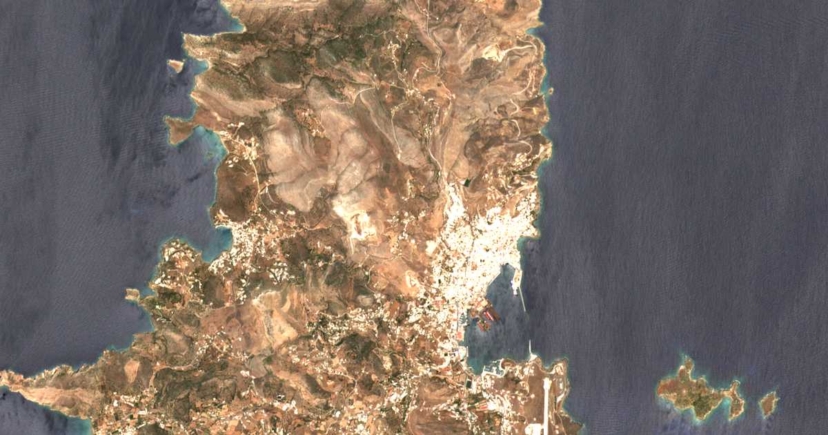 Сателитска карта на Alithiní