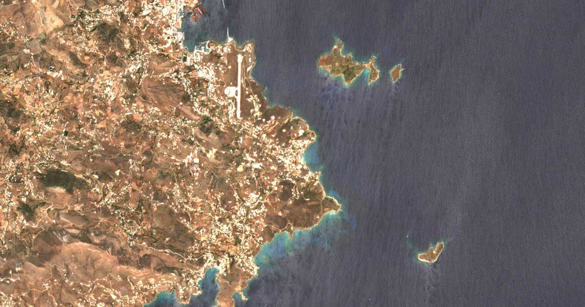 Сателитска карта на Azólimnos
