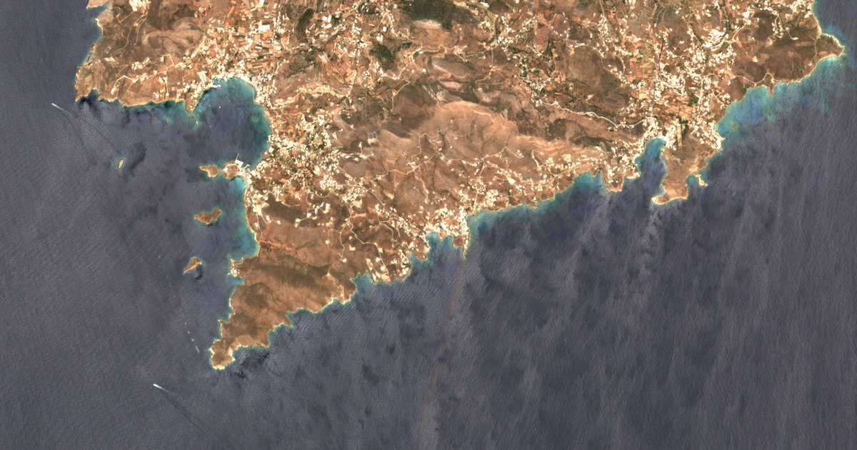 Сателитска карта на Mégas Gialós