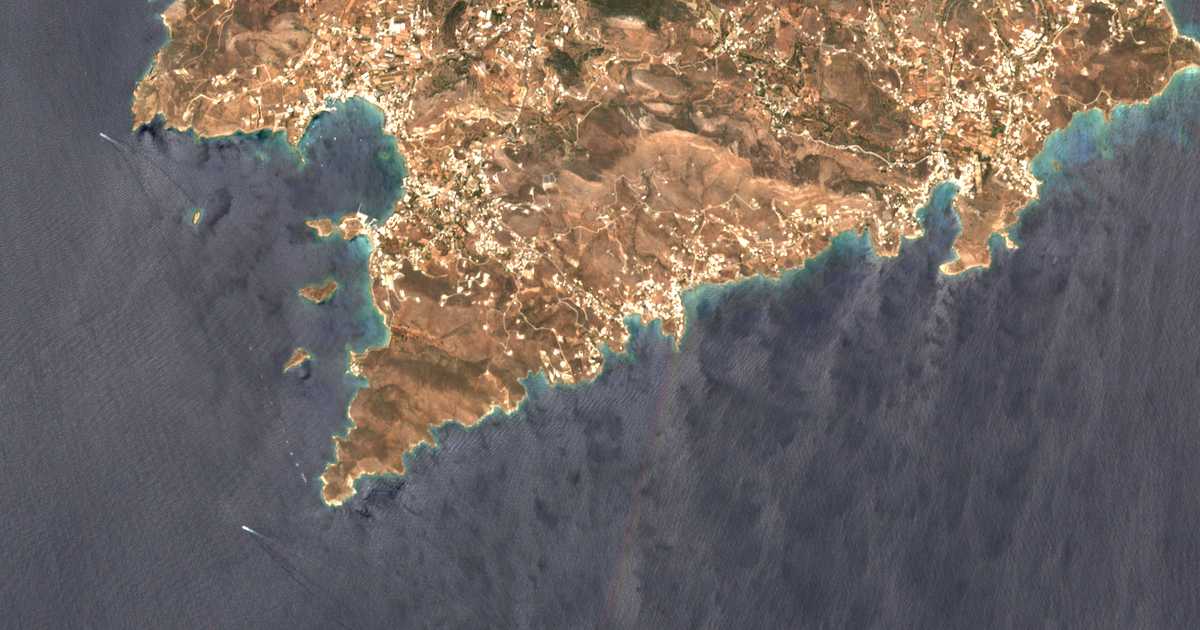 Сателитска карта на Mégas Gialós