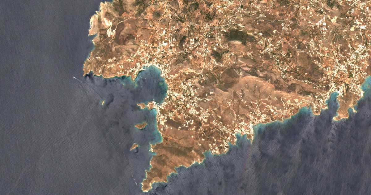 Сателитска карта на Poseidonía