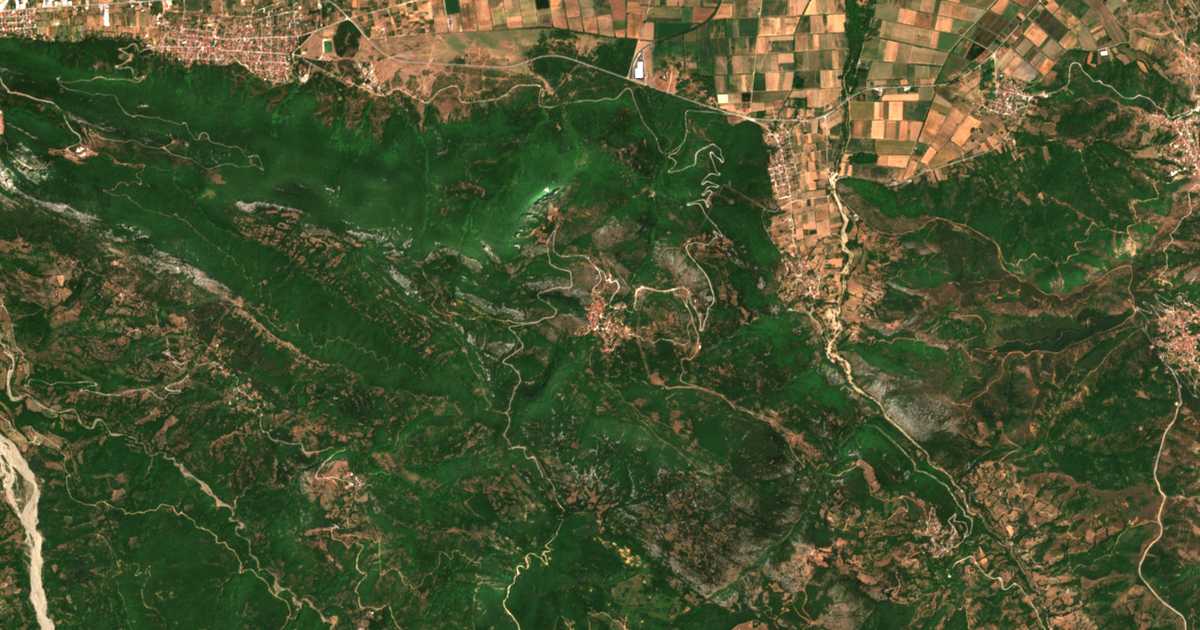 Сателитска карта на Гралишта