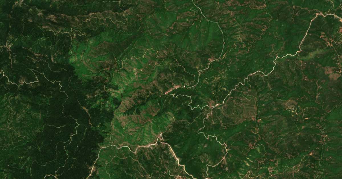 Сателитска карта на Aidonochórion