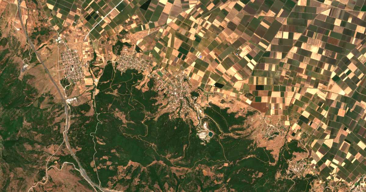Сателитска карта на Leontárion