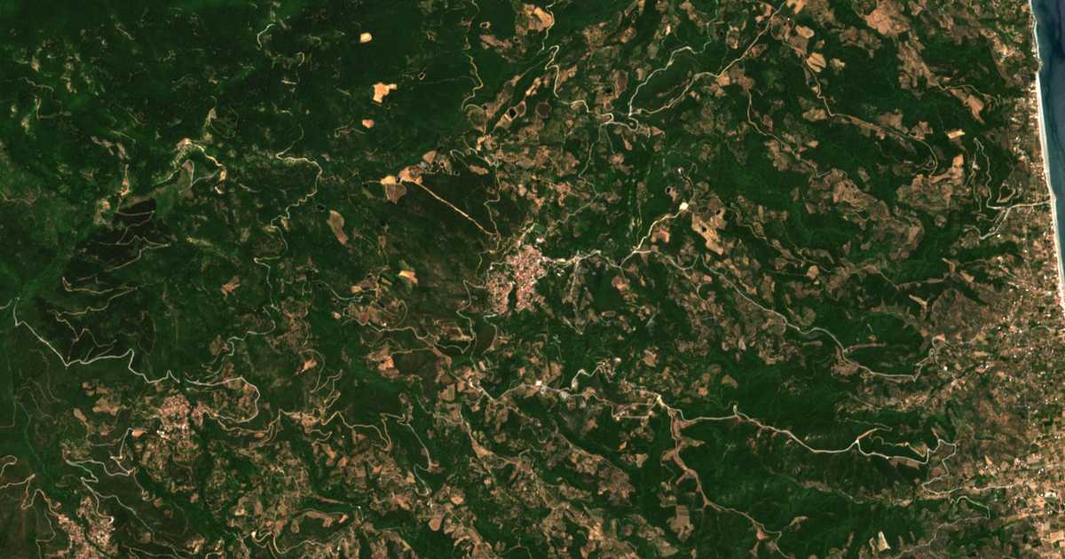 Сателитска карта на Melívoia