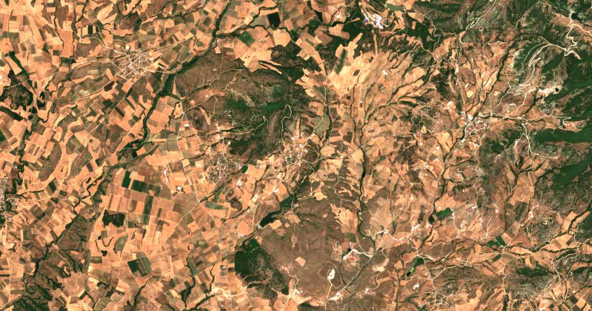 Сателитска карта на Бајракли