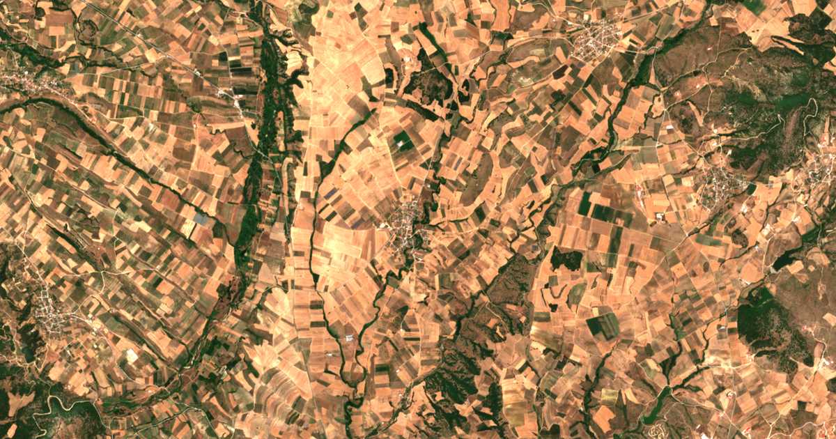 Сателитска карта на Делиништа