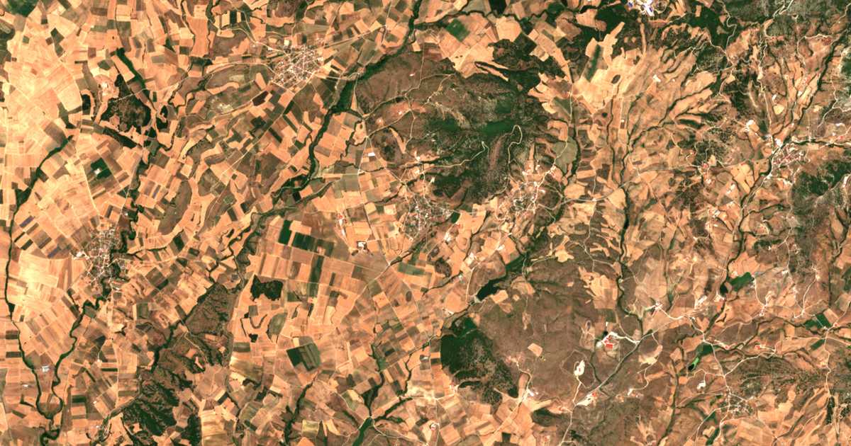 Сателитска карта на Пазарли
