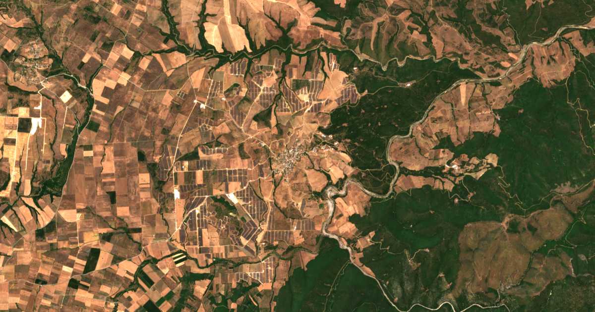 Сателитска карта на Skopiá