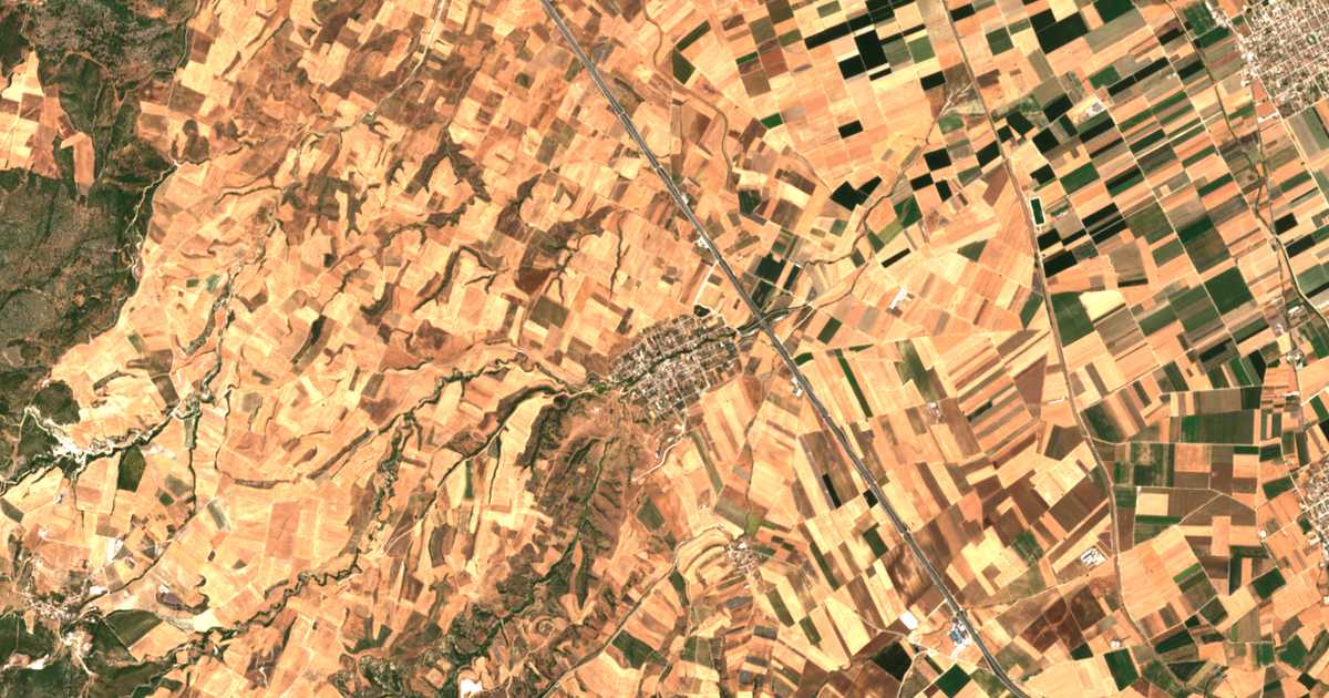 Сателитска карта на Méga Monastírion