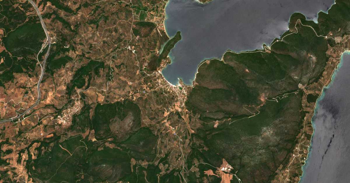 Сателитска карта на Achílleion