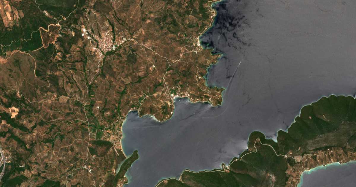 Сателитска карта на Pigádion