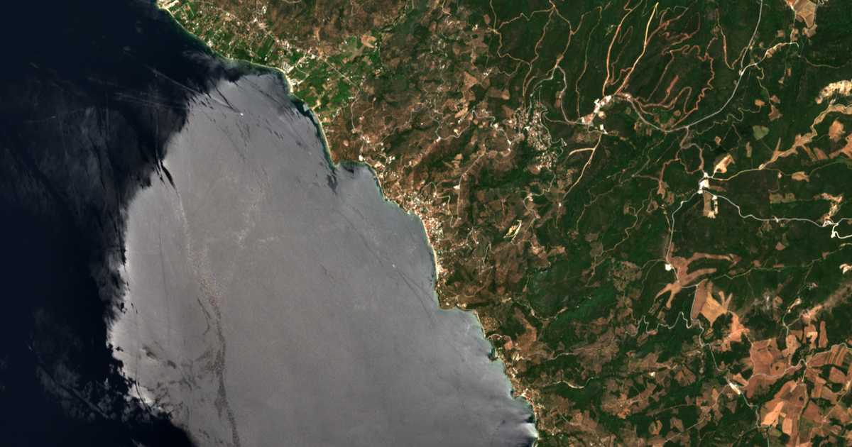 Сателитска карта на Áfyssos