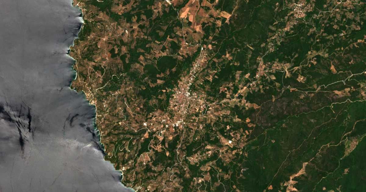 Сателитска карта на Argalastí
