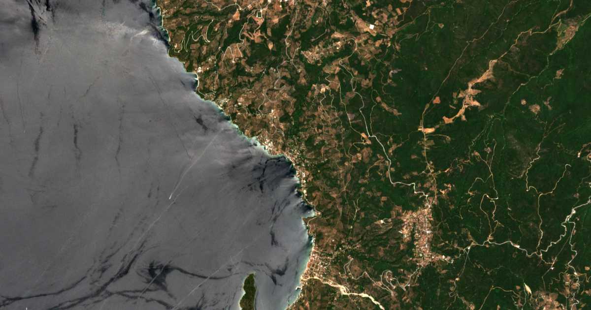Сателитска карта на Chórton