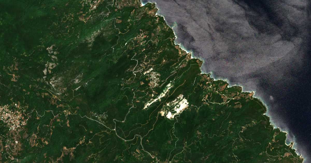Сателитска карта на Kalamákion