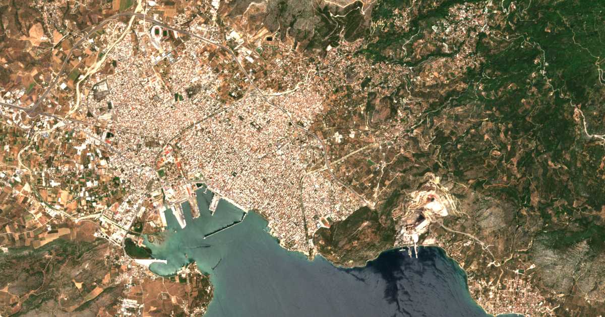 Сателитска карта на Iolkós