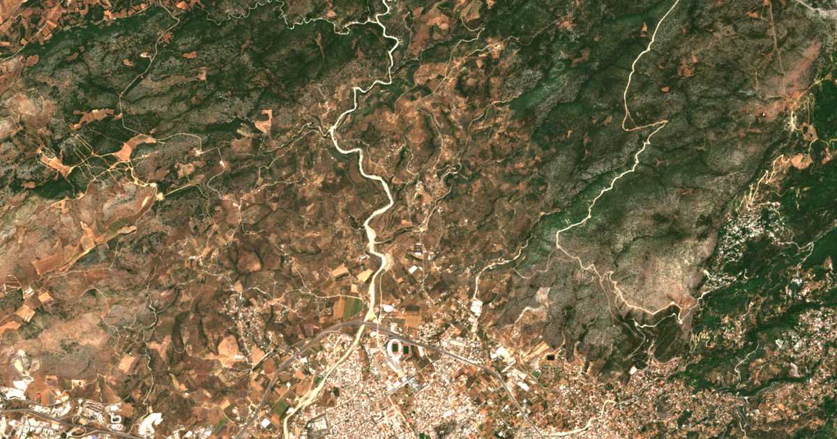 Сателитска карта на Klíma