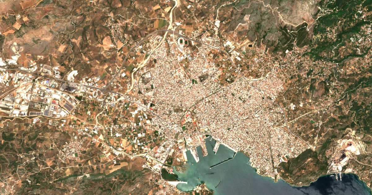 Сателитска карта на Néa Ionía