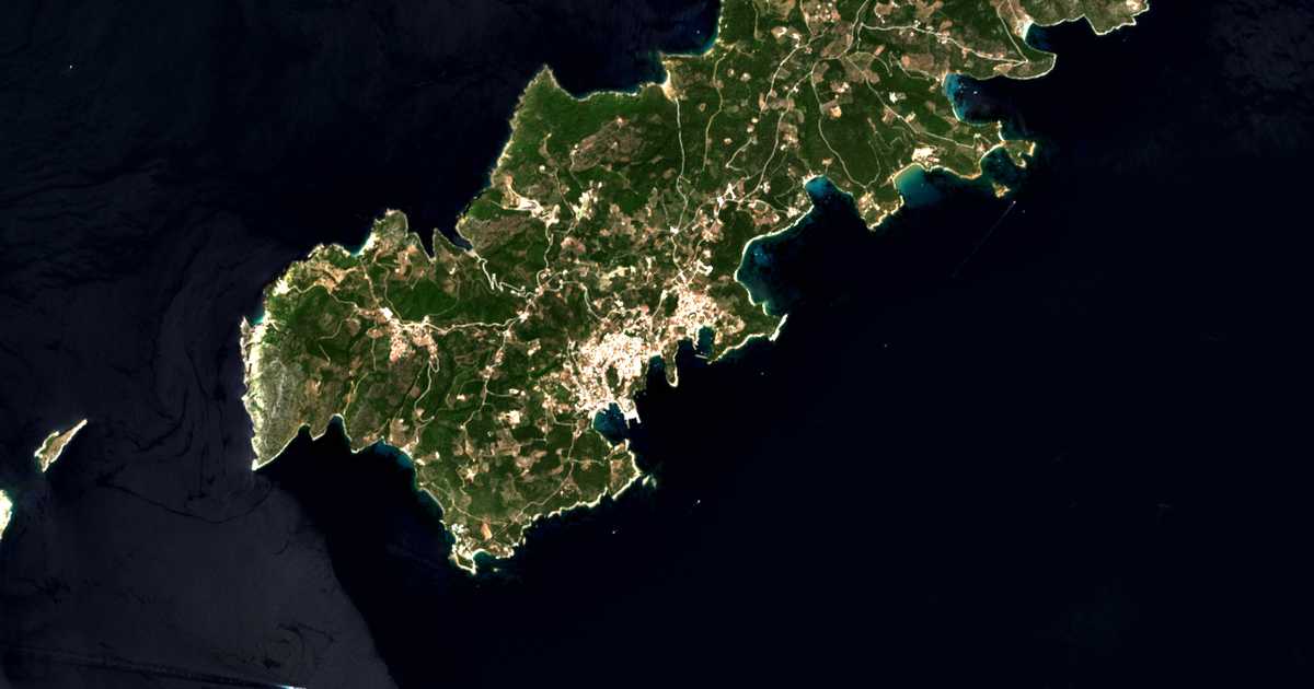 Сателитска карта на Vótsi
