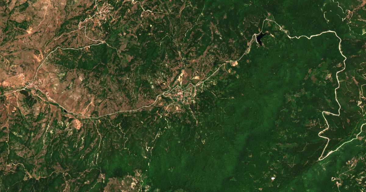 Сателитска карта на Longá