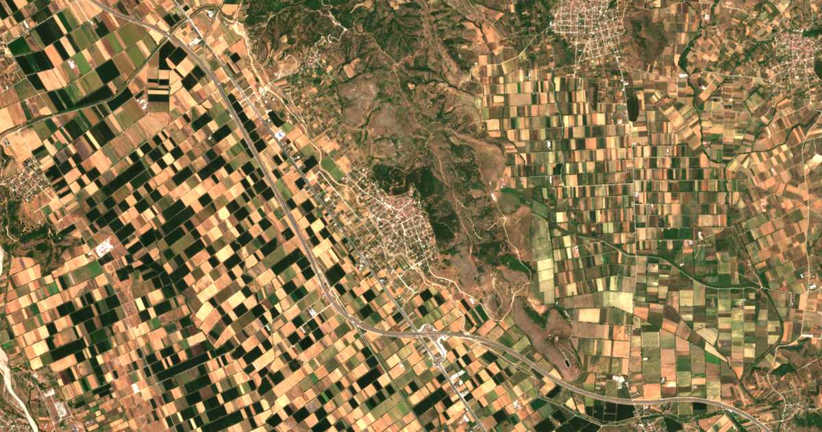 Сателитска карта на Војвода
