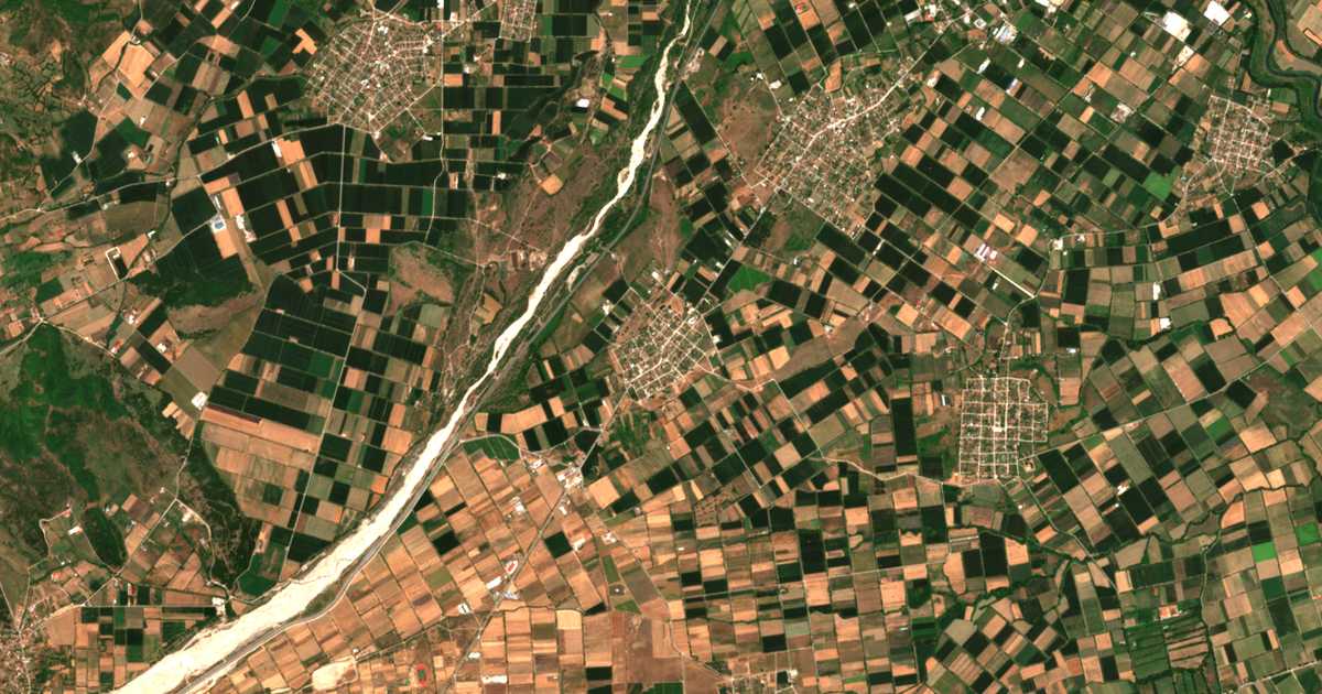Сателитска карта на Lygariá