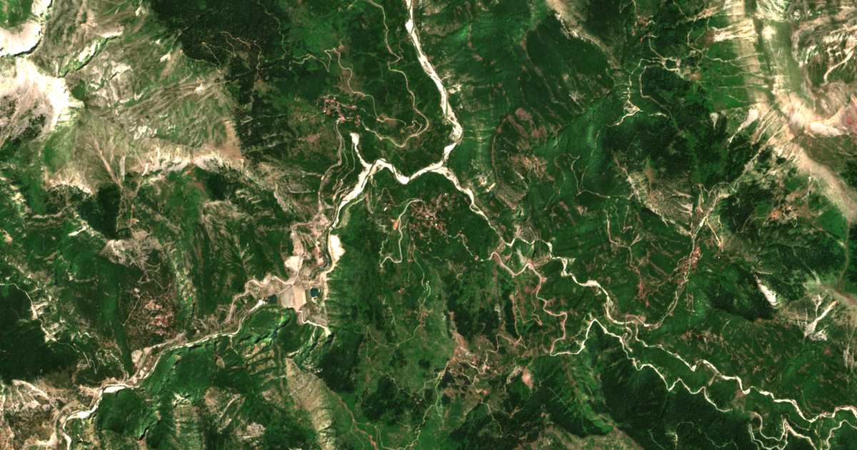 Сателитска карта на Вичишта