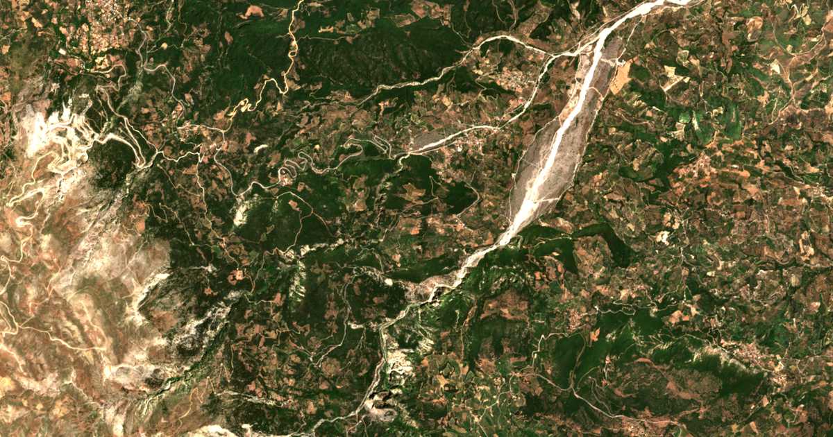 Сателитска карта на Damakínion