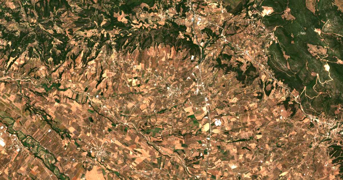 Сателитска карта на Vasilikón