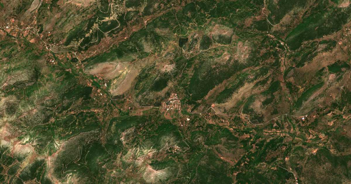 Сателитска карта на Palaiós Páos