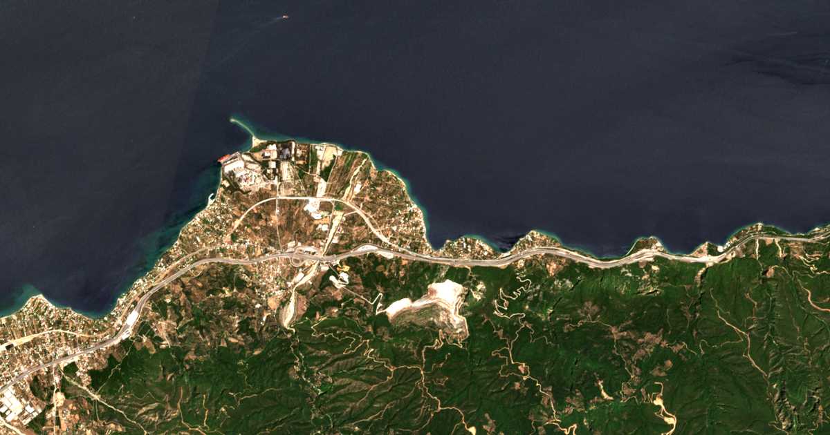 Сателитска карта на Psathópyrgos