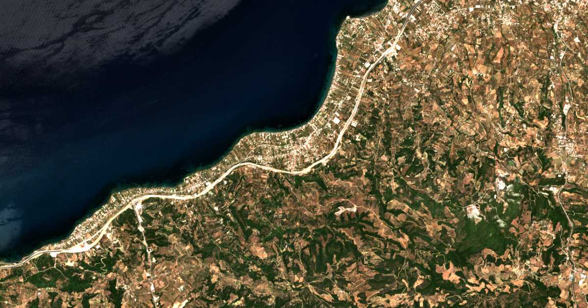 Сателитска карта на Vrachnaíika