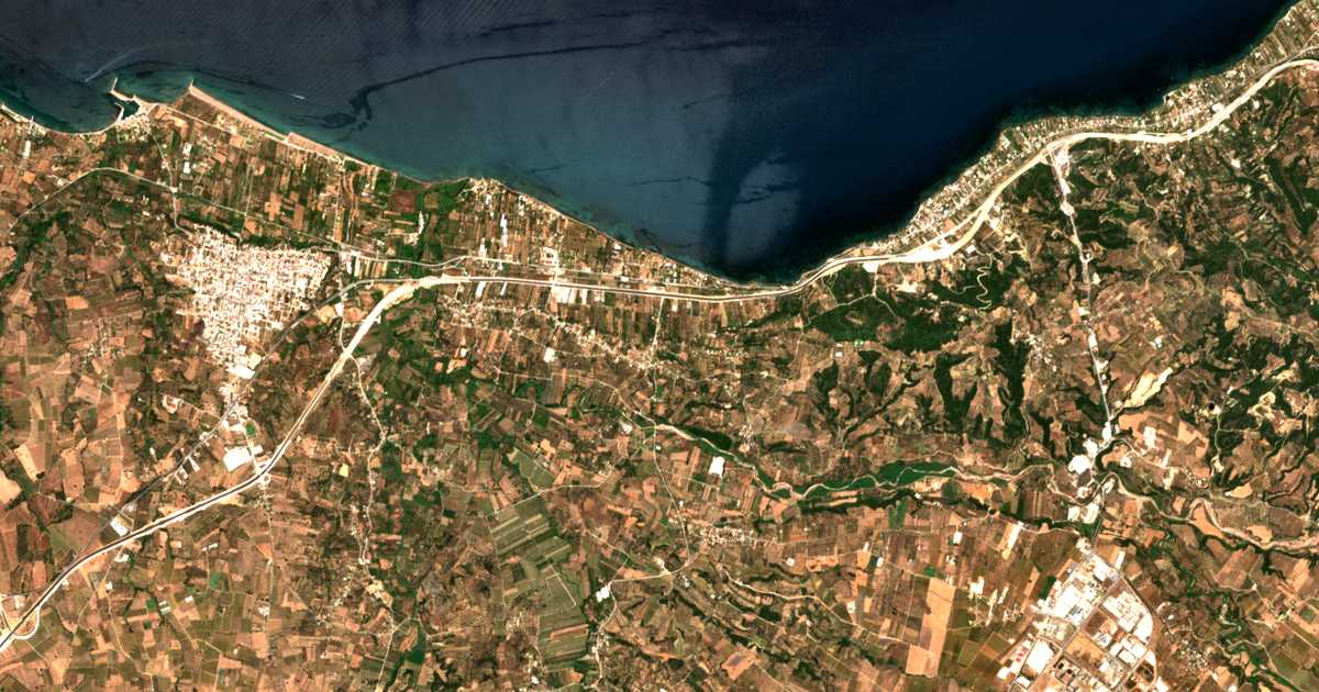 Сателитска карта на Alissós