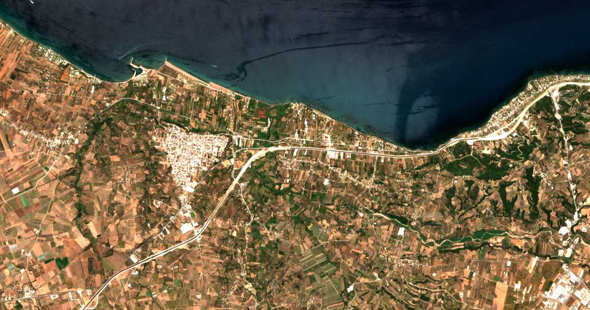 Сателитска карта на Káto Alissós