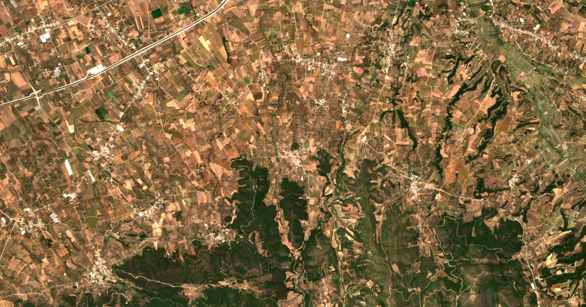 Сателитска карта на Petrochórion