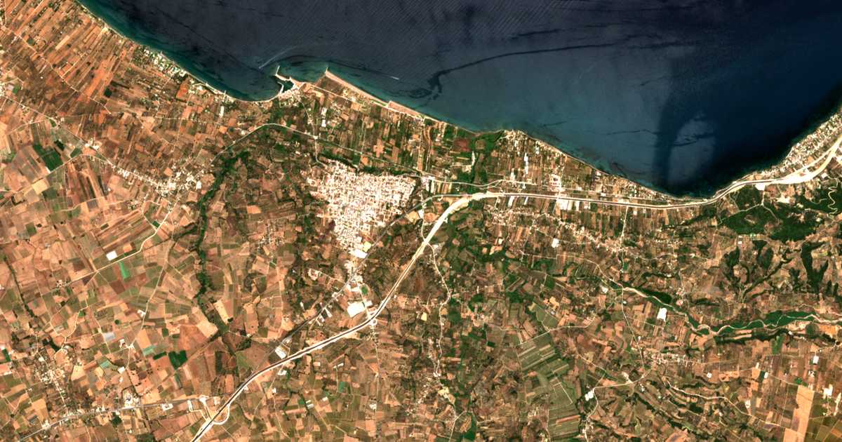 Сателитска карта на Píso Sykéa