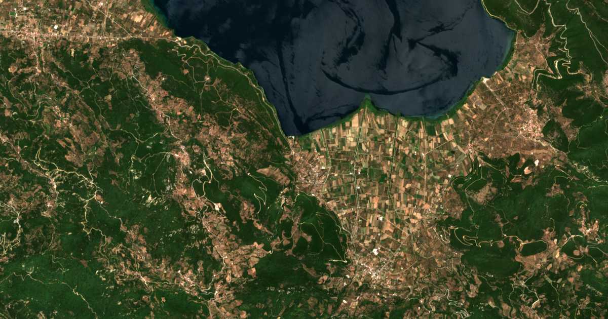 Сателитска карта на Kapsoráchi