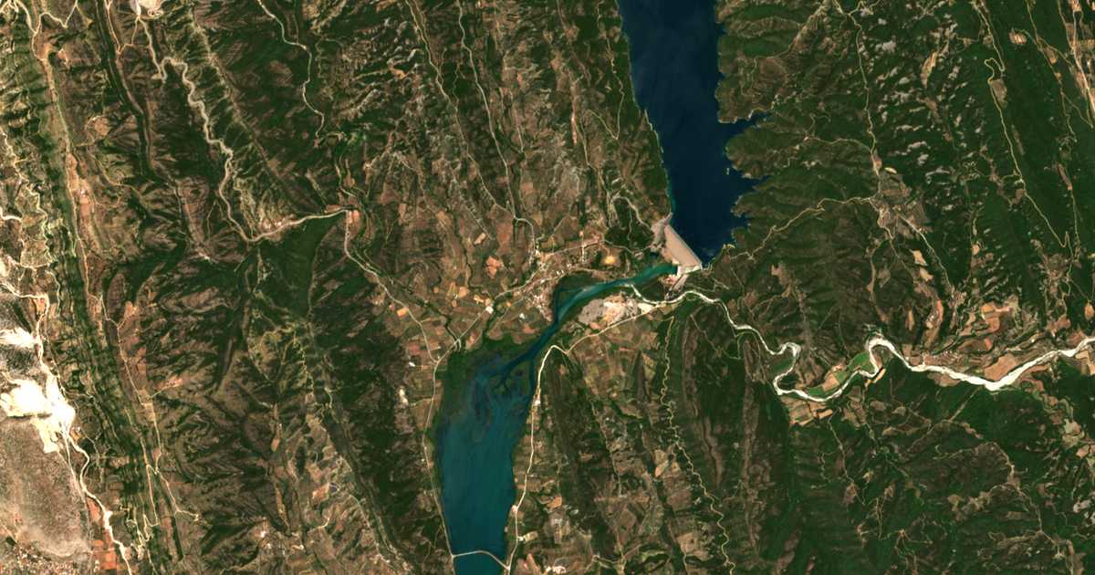 Сателитска карта на Kastrákion