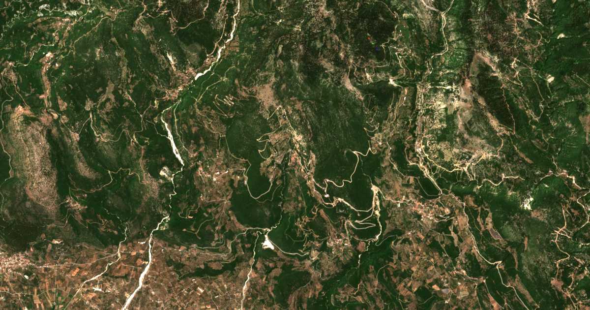 Сателитска карта на Krýon Nerón