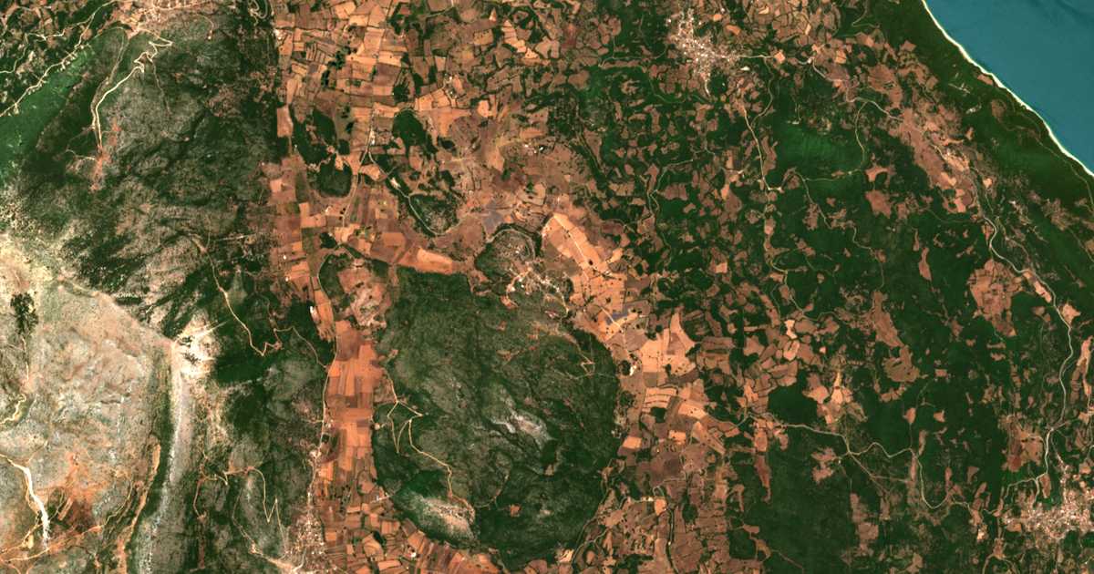 Сателитска карта на Ágios Nikólaos